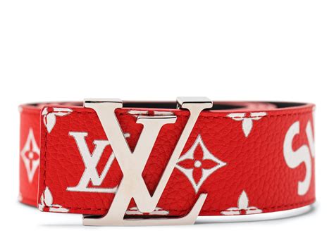 red louis vuitton belt